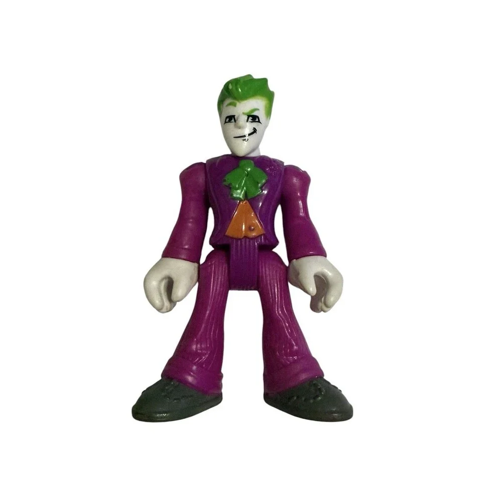 Mixed Lot Of 6 Imaginext Action Figures Batman, Joker, Swamp Thing, Dino Mech